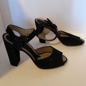 Marni black suede women's shoes pumps size 39